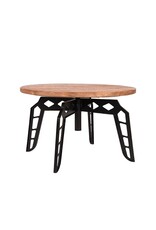 Damn LABEL51 Salontafel Pebble - Rough - Mangohout - 80 cm - Rond