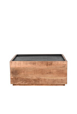 Damn LABEL51 Salontafel Noble - Rough - Mangohout - 80x80 cm