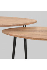Damn LABEL51 Salontafel Frisk - Rough - Mangohout - 68 cm