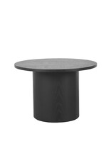 Damn LABEL51 Salontafel Oliva - Zwart - Eiken - 60 cm - Rond