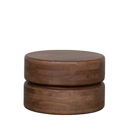 Damn LABEL51 Salontafel Milly - Nature Smooth - Mangohout - 50 cm