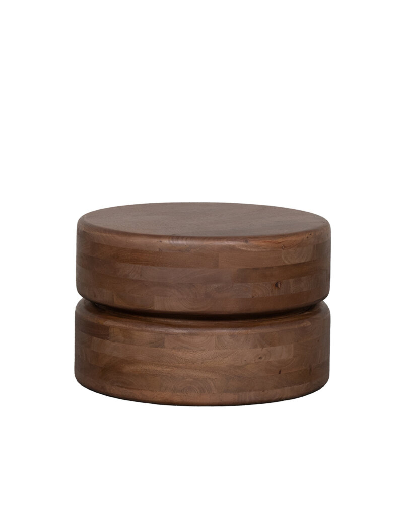 Damn LABEL51 Salontafel Milly - Nature Smooth - Mangohout - 50 cm