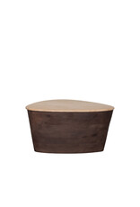 Damn LABEL51 Salontafel Ravi - Espresso - Travertin - 70 cm