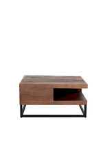 Damn LABEL51 Salontafel Cube - Nature Smooth - Mangohout - 80 cm