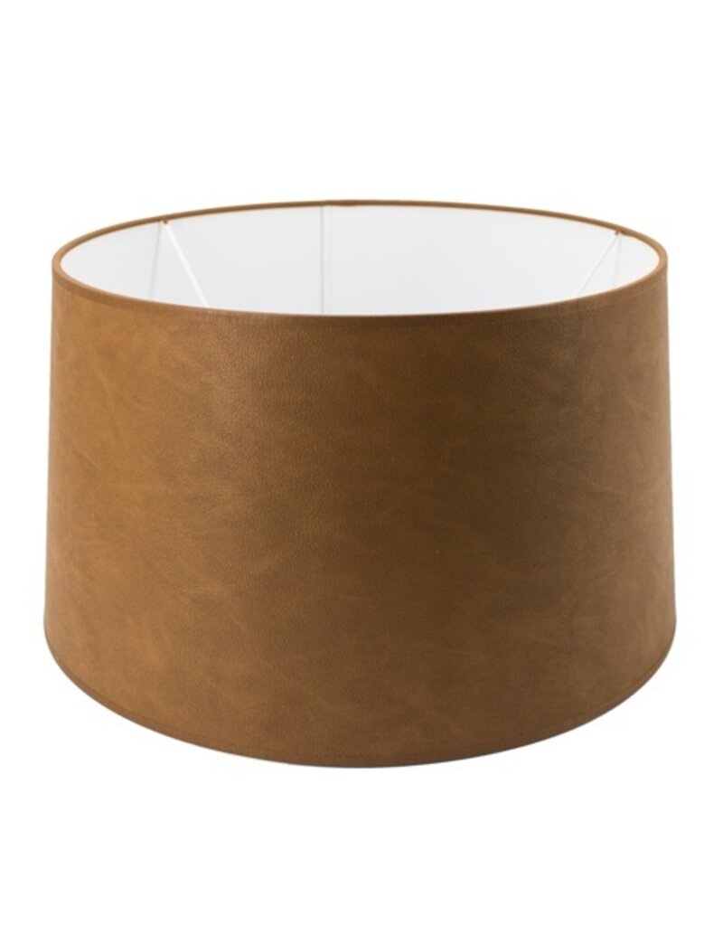 Damn Lampenkap 35cm vintage cognac