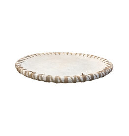 Damn Plate Raf white L D45cm(7019)