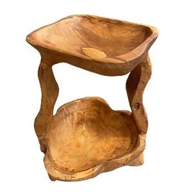 Damn Etagere teak D28H27cm(80487)