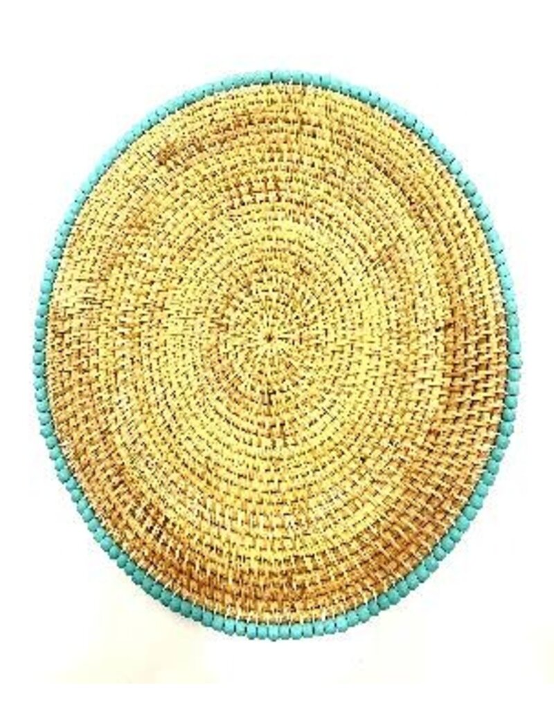 Damn Placemat rattan beads (3855)