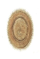 Damn Placemat w.shell 37cm naturel(3478)