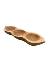 Damn Bowl 3-compartments teak(3176)
