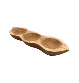 Damn Bowl 3-compartments teak(3176)