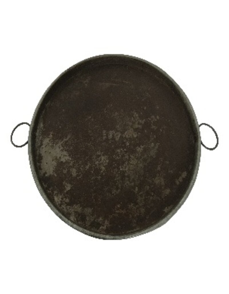 Damn Old iron round tray ears  50cm (7731)