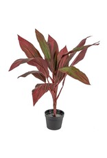Kunstplant rode cycas 70cm