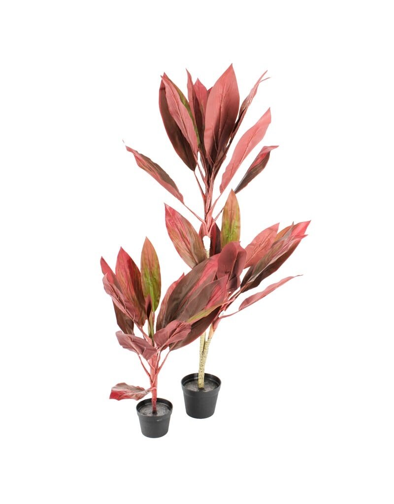 Kunstplant rode cycas 120cm