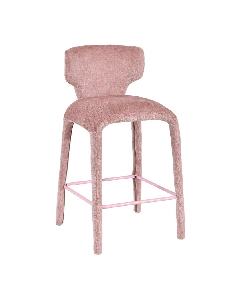 Barstoel Elin roze**