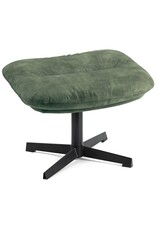 Poef velvet dark green