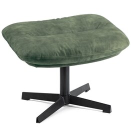 Poef velvet dark green