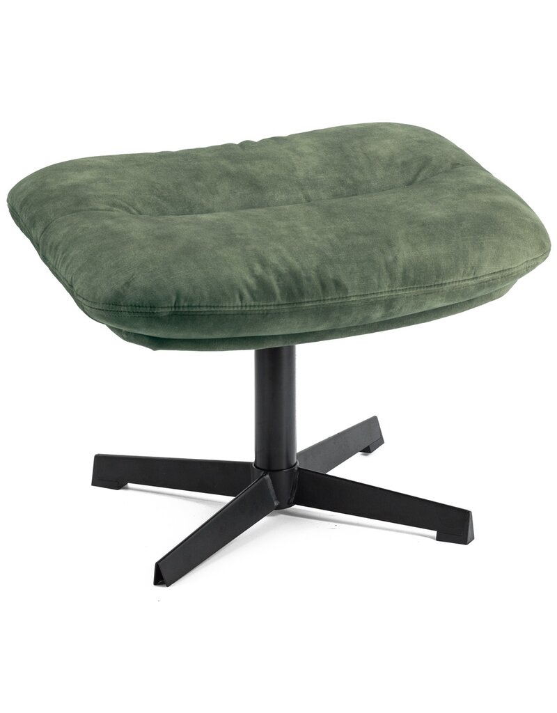 Poef velvet dark green