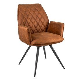 Eetkamerstoel Torvi in cowboy cognac