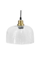 Glazen hanglamp organic