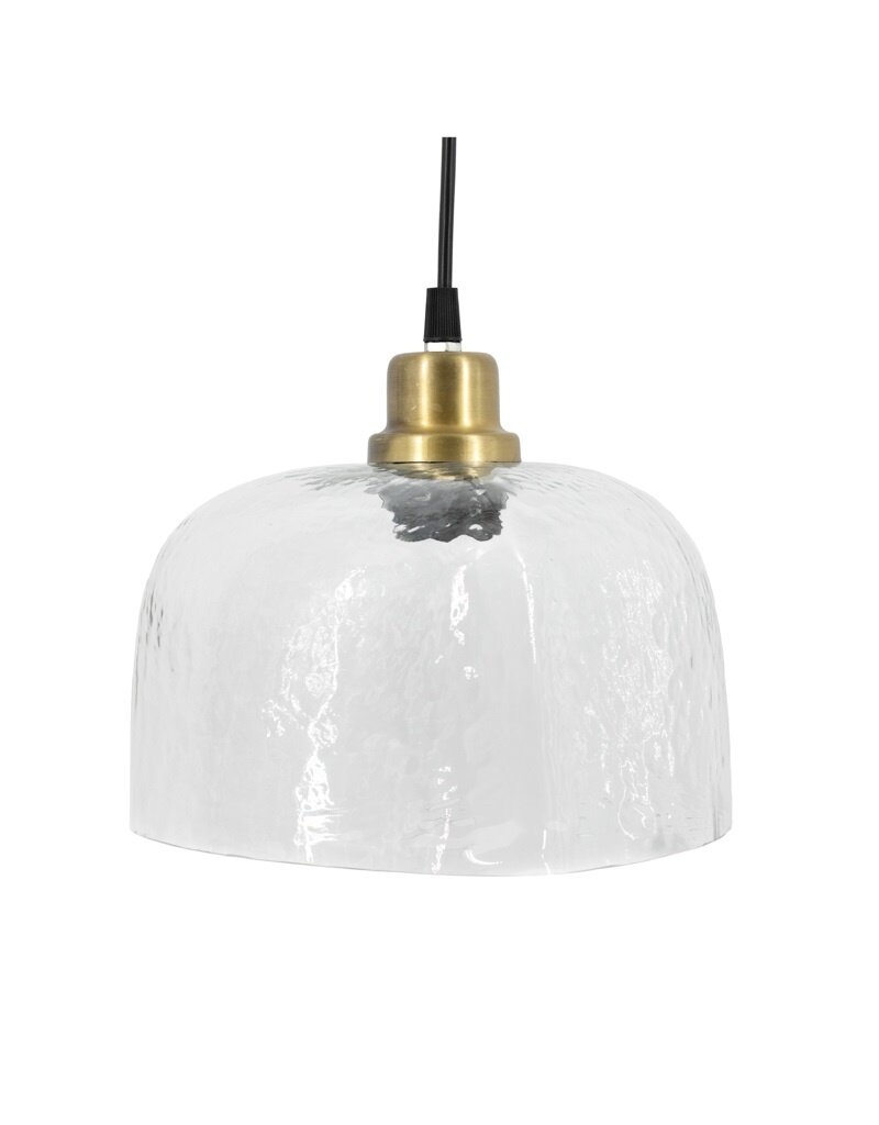 Glazen hanglamp organic