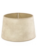 Lampenkap 35cm velvet naturel