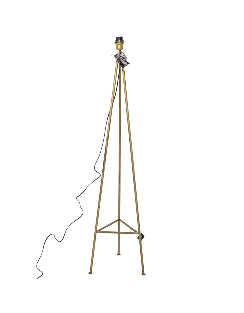 Vloerlamp metaal goud