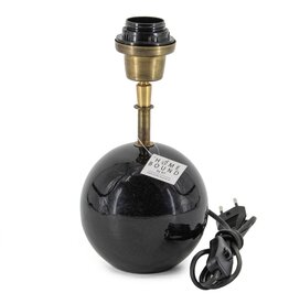 Lampenvoet marmer zwart