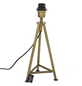 Lampenvoet metaal goud