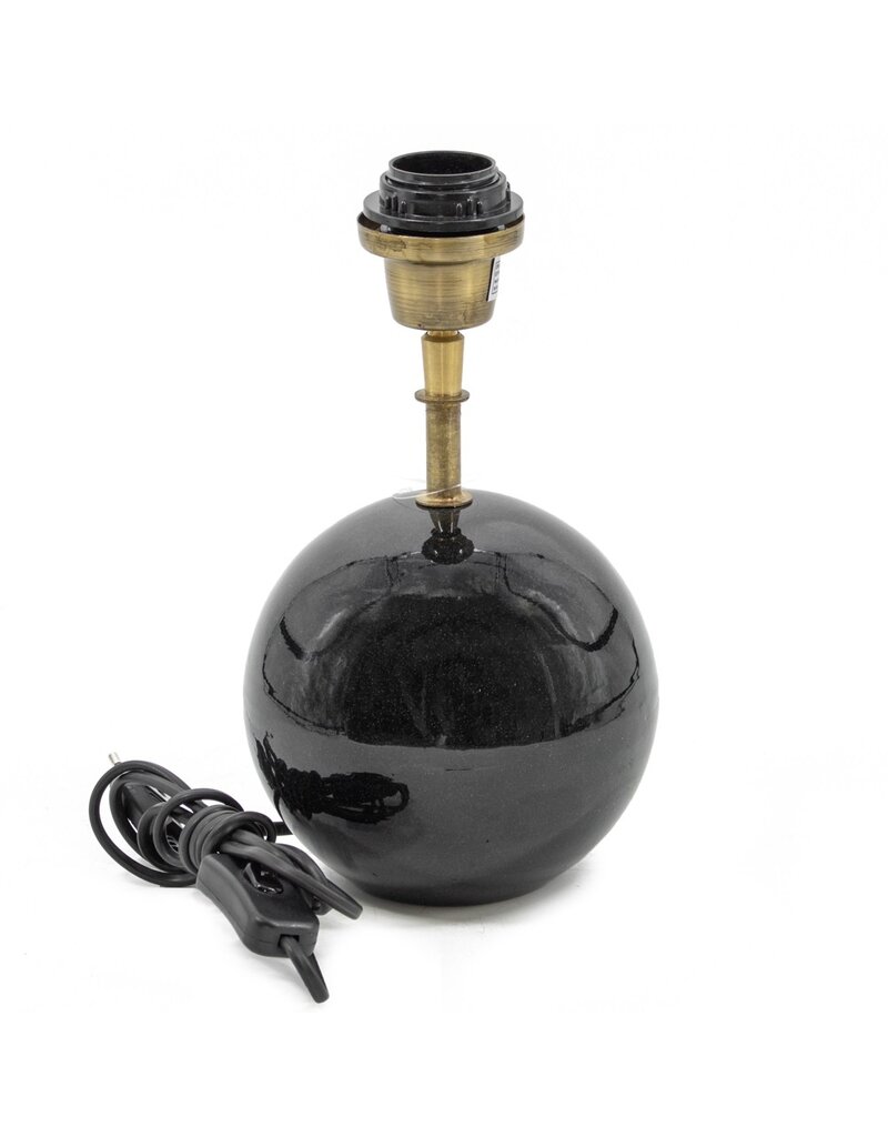 Lampenvoet marmer zwart