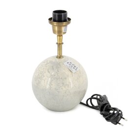 Lampenvoet marmer wit