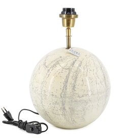 Lampenvoet marmer wit