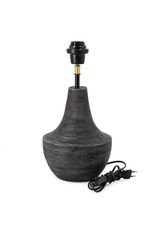 Lampenvoet hout zwart