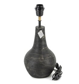 Lampenvoet hout zwart