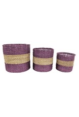 Damn Mand Nila klein aubergine set van 3