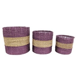 Damn Mand Nila klein aubergine set van 3