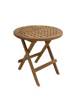 Damn Picknicktafel rond open