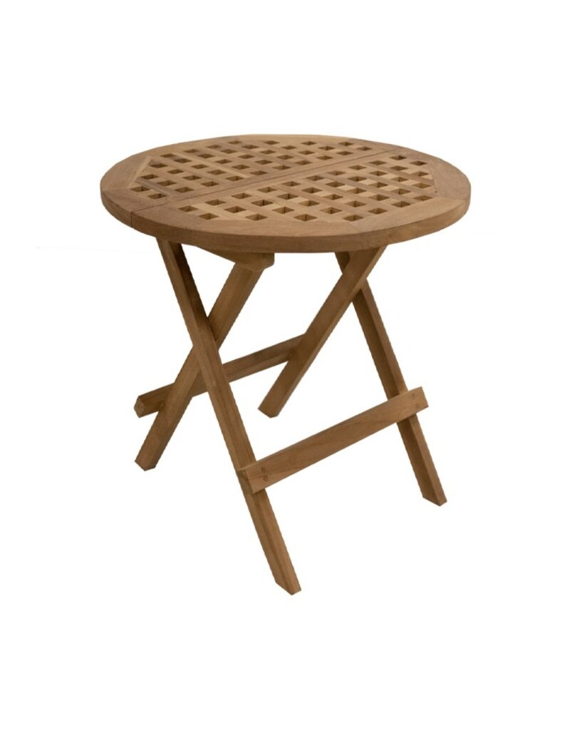 Damn Picknicktafel rond open