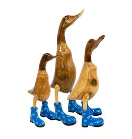 Damn Eenden blauw set van 3