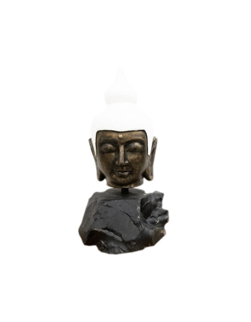 Damn Ornament Boeddha hoofd teak M