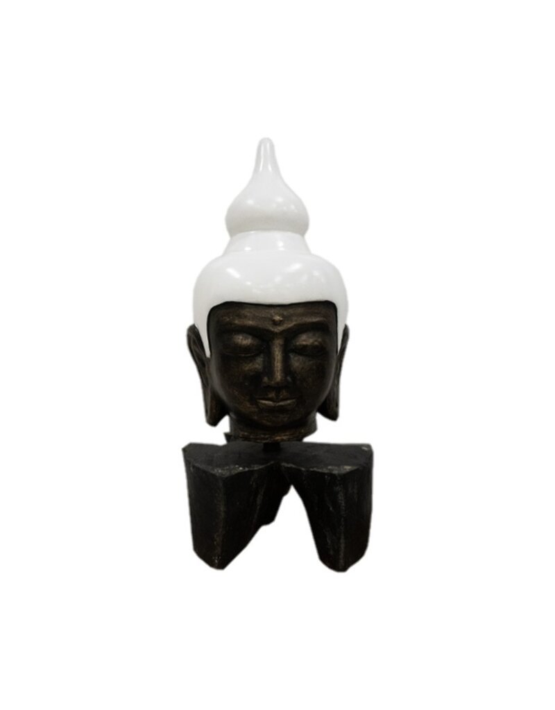 Damn Ornament Boeddha hoofd teak L