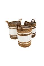 Damn Mand Nila Wit gevoerd set van 3