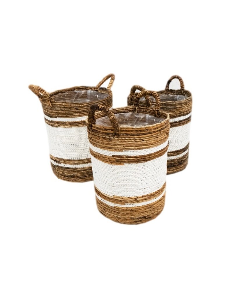 Damn Mand Nila Wit gevoerd set van 3