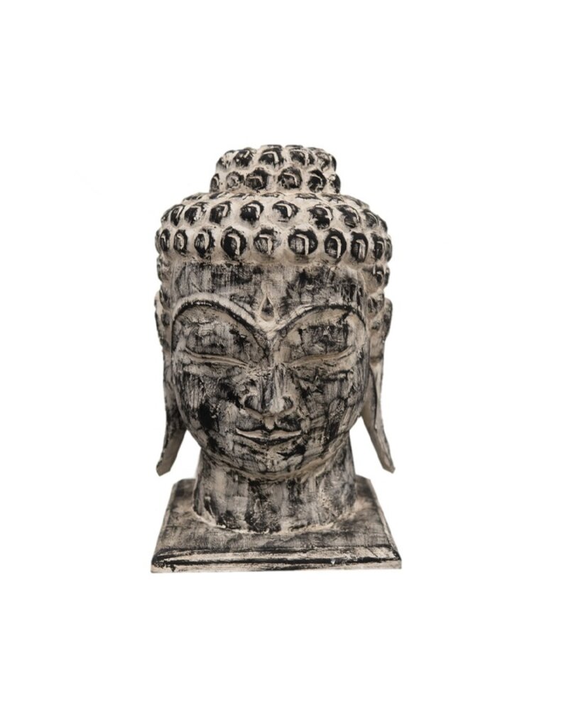 Damn Boeddha hoofd op voet