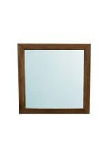 Damn Spiegel teak 80x80