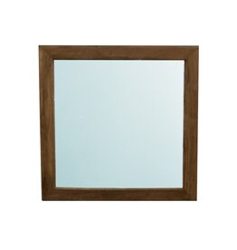 Damn Spiegel teak 80x80