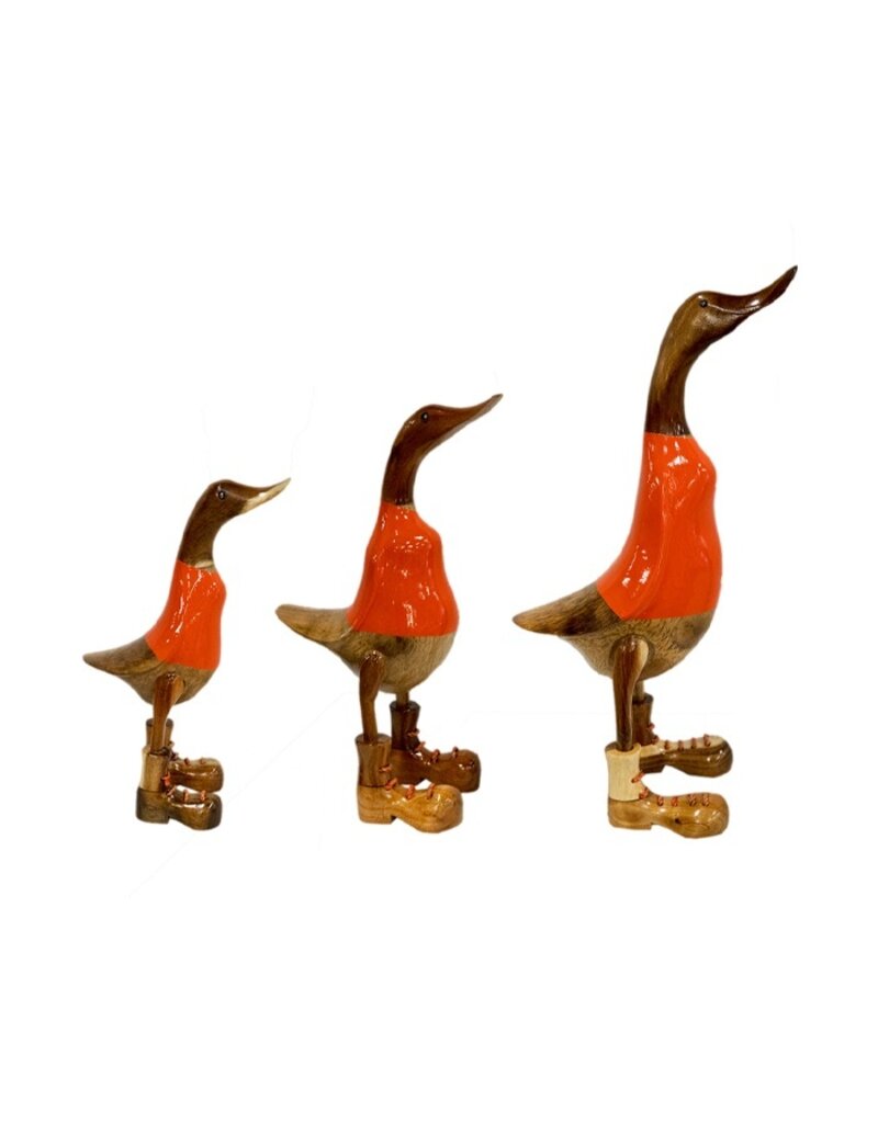 Damn Eenden Oranje set van 3