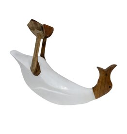 Damn Houten Fleshouder Eend Wit