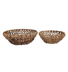 Bananenblad schalen set van 2 model 1