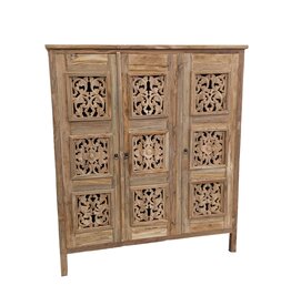 Teakhoutenkast 180x160  RC teak